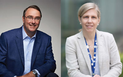 Paul Davidson and Dr. Rebecca Auer