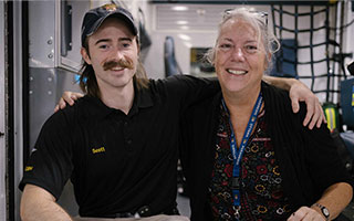 Cindy Gill, social worker with The Ottawa Hospital, and Scott Farrell, primary care paramedic with the Ottawa Paramedic Service